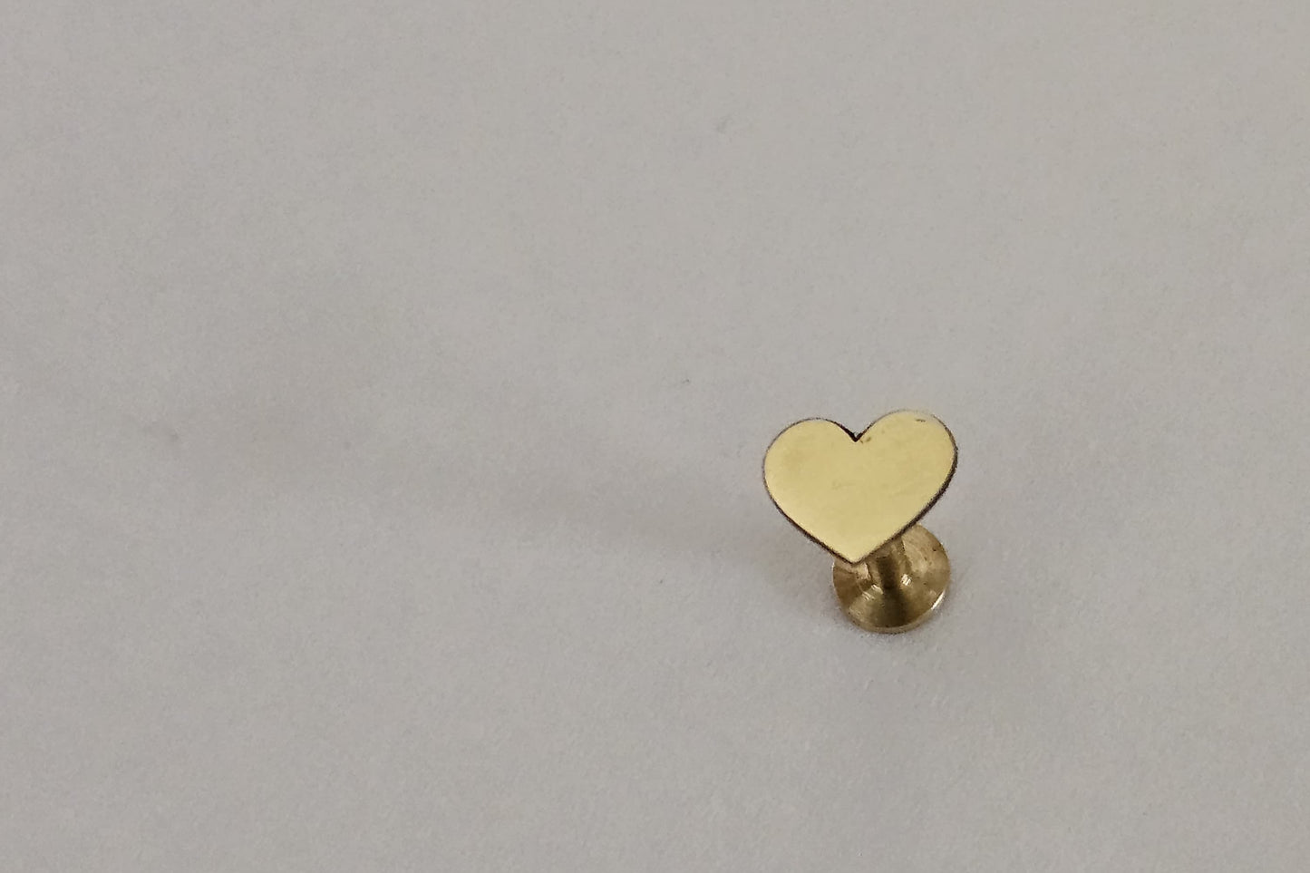 Heart Labret Stud Earrings