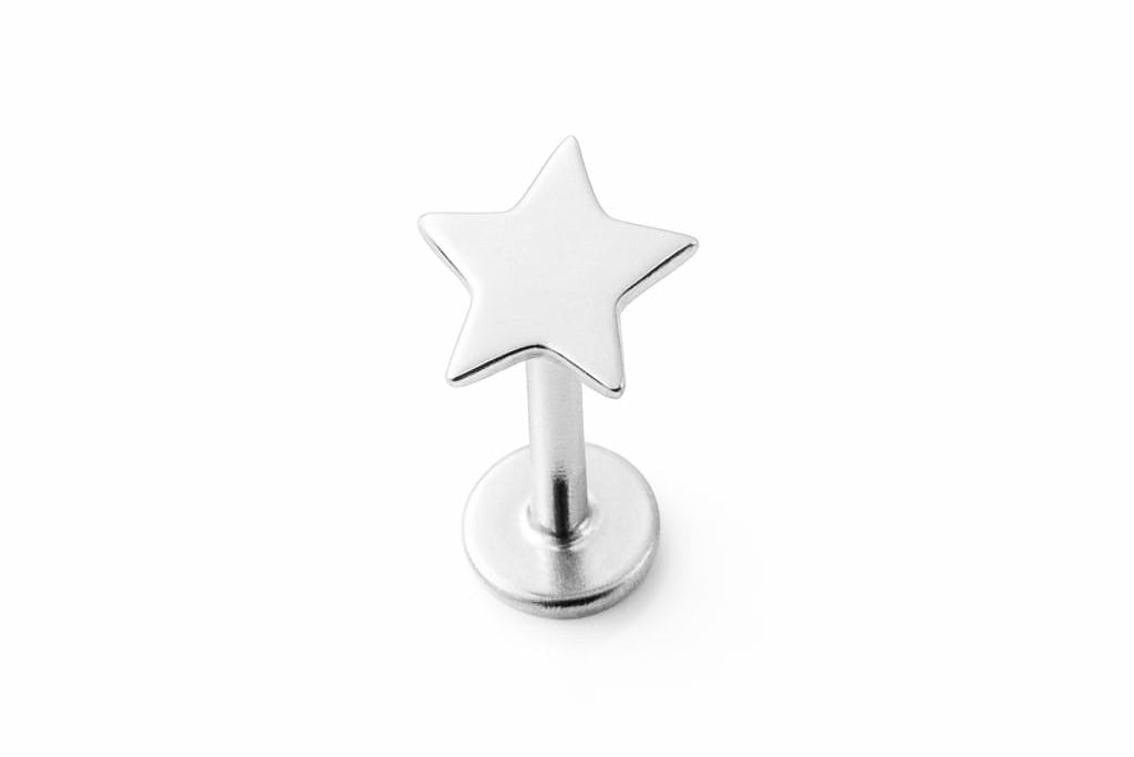 Dainty Star Labret Stud Earrings