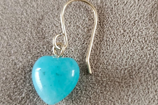 French Wire Heart Earring