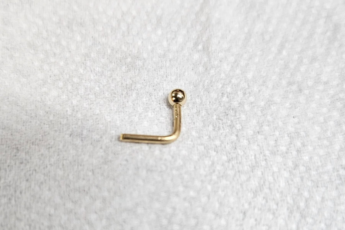 Angled Nose Ring