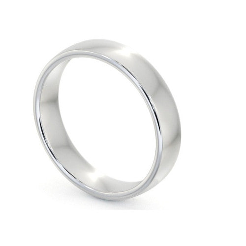 Double Comfort White Gold Ring