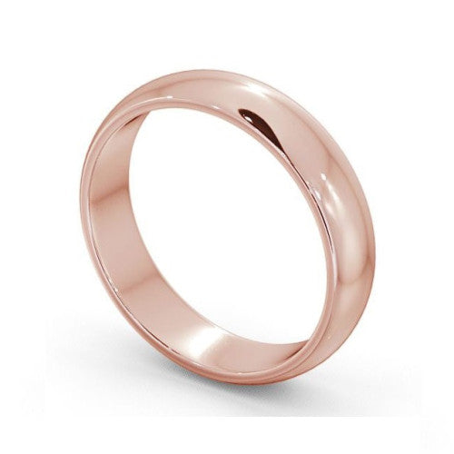 D-Shape Rose Gold Ring