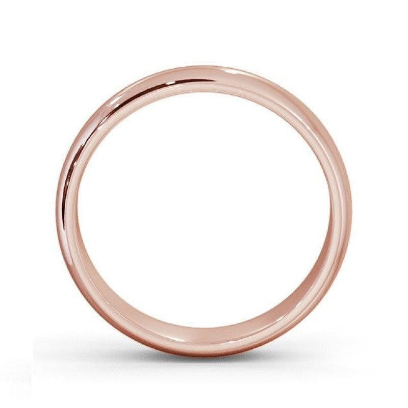 D-Shape Rose Gold Ring