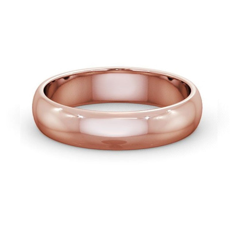 D-Shape Rose Gold Ring