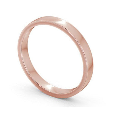 Flat Rose Gold Ring