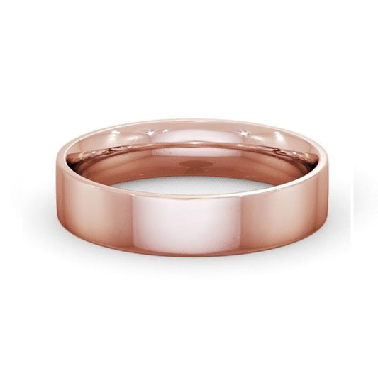 Flat Court Ring Rose Gold