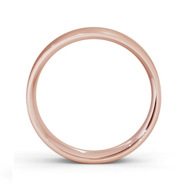 Flat Court Ring Rose Gold