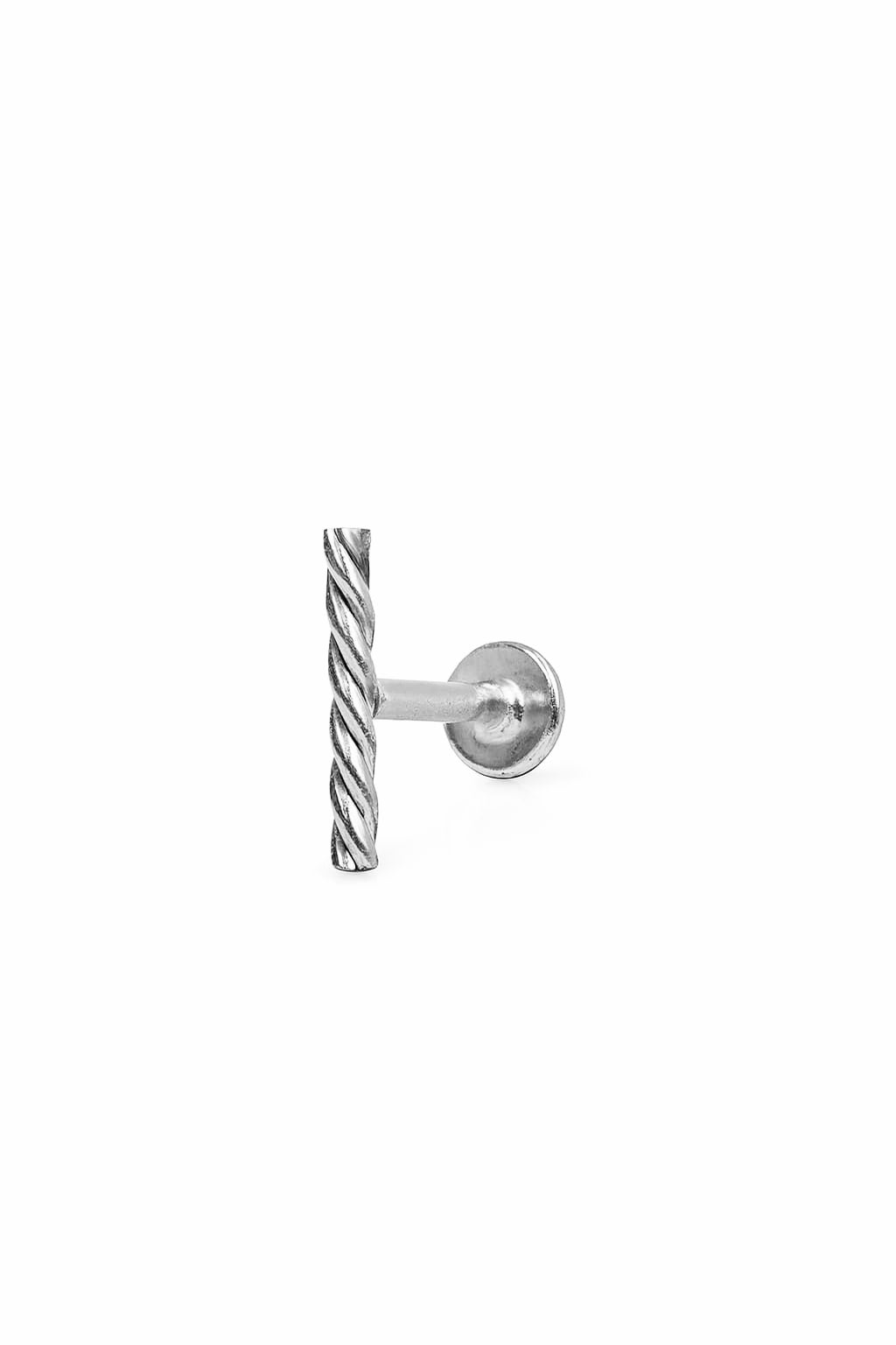 Round Bar Labret Stud Earring