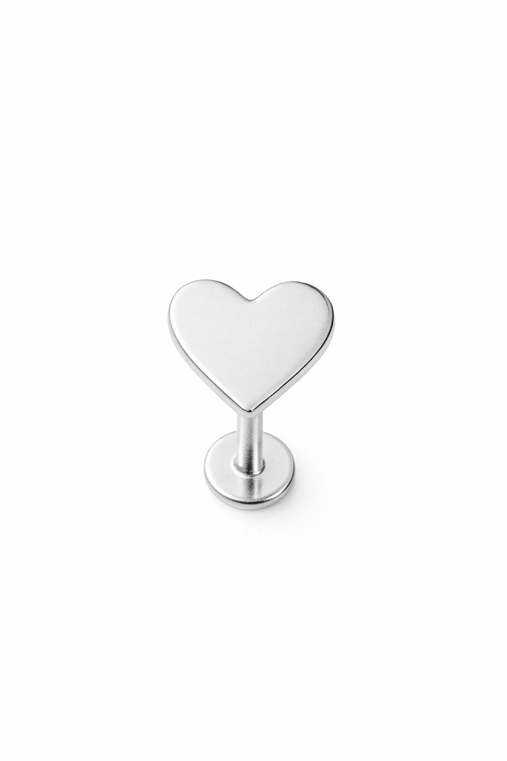 Heart Labret Stud Earrings