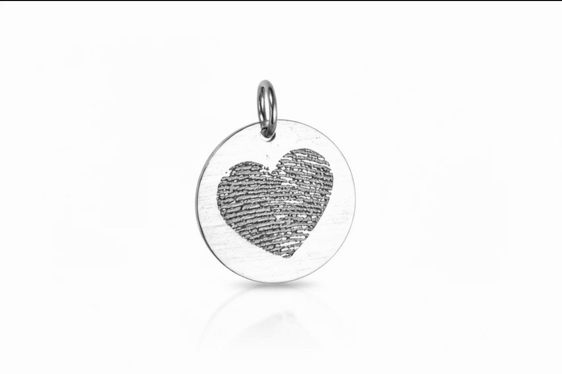 Solid Gold Personalised Heart Necklace