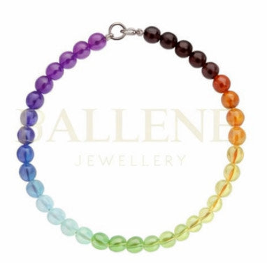Various Coloured Gemstone Bracelet