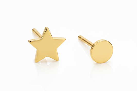 Dainty Star Labret Stud Earrings