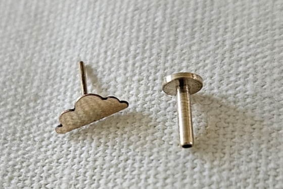 Cloud Labret Earring