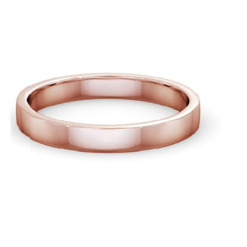 Flat Rose Gold Ring