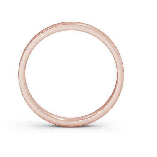 Flat Rose Gold Ring