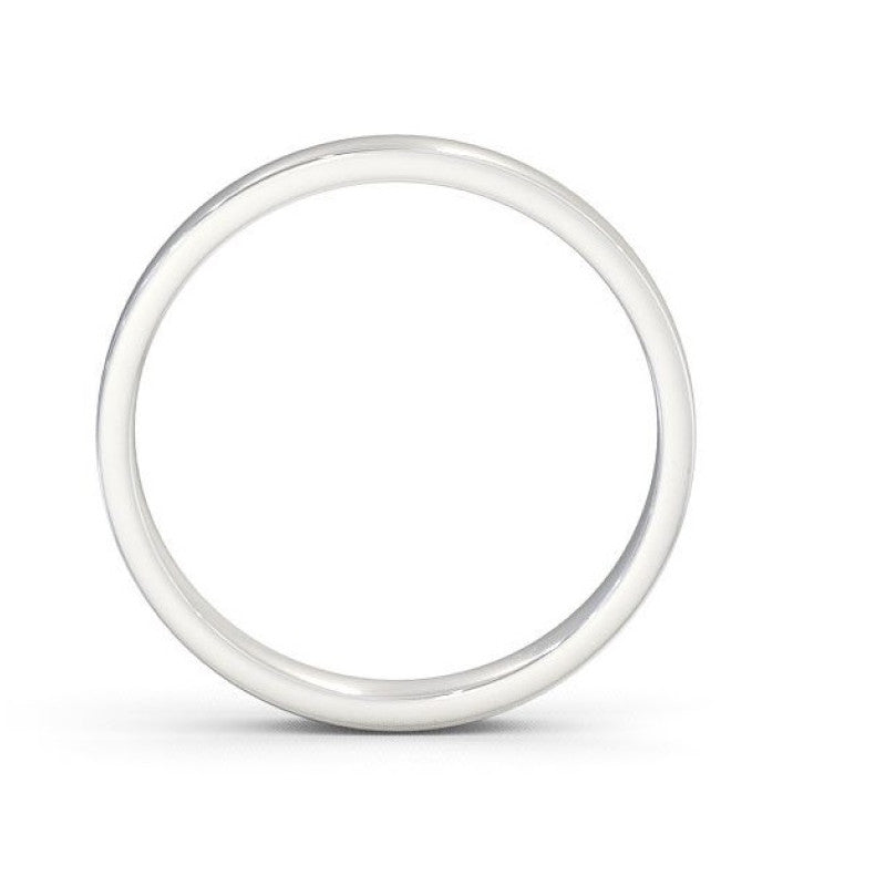 Flat Platinum Ring